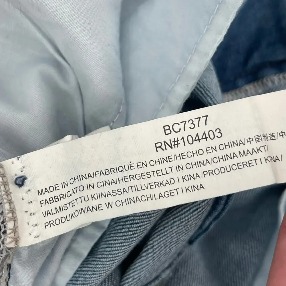 J.O.A. Jeans SZ 28 NWT Blue Denim Cutoff Cropped Cotton Stretch Just One Answer